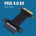 thumbnail image 3 of PCIe 4.0 X4 Câble Rehausseur Sans Perte Extension de Carte Graphique pour GPU M.2 USB Sans Disque, 3 of 7