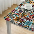 thumbnail image 4 of HAOXIT , Different Table Cover, Water Resistant Wipeable s for Kitchen Dinning Room Decor 44''x44'', 4 of 7
