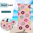 thumbnail image 2 of Guanhe Girls Beach Towel, Lightweight Gifts for Women Beach Towels Oversized Summer Beach Essentials Swimming Pool Accessories 27.5''x59'', 2 of 9