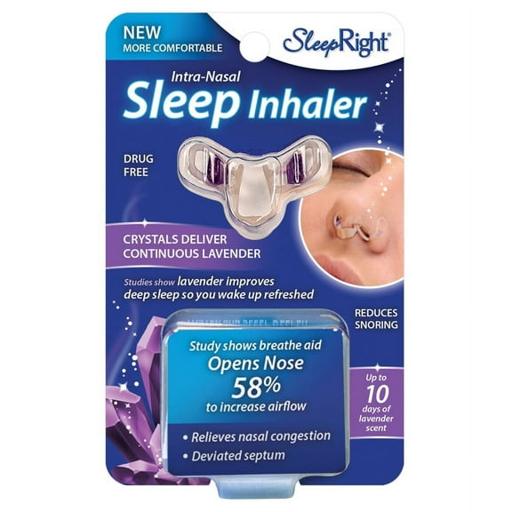 SleepRight Intra-Nasal Sleep Inhaler, Lavender, 1-Count, One Size