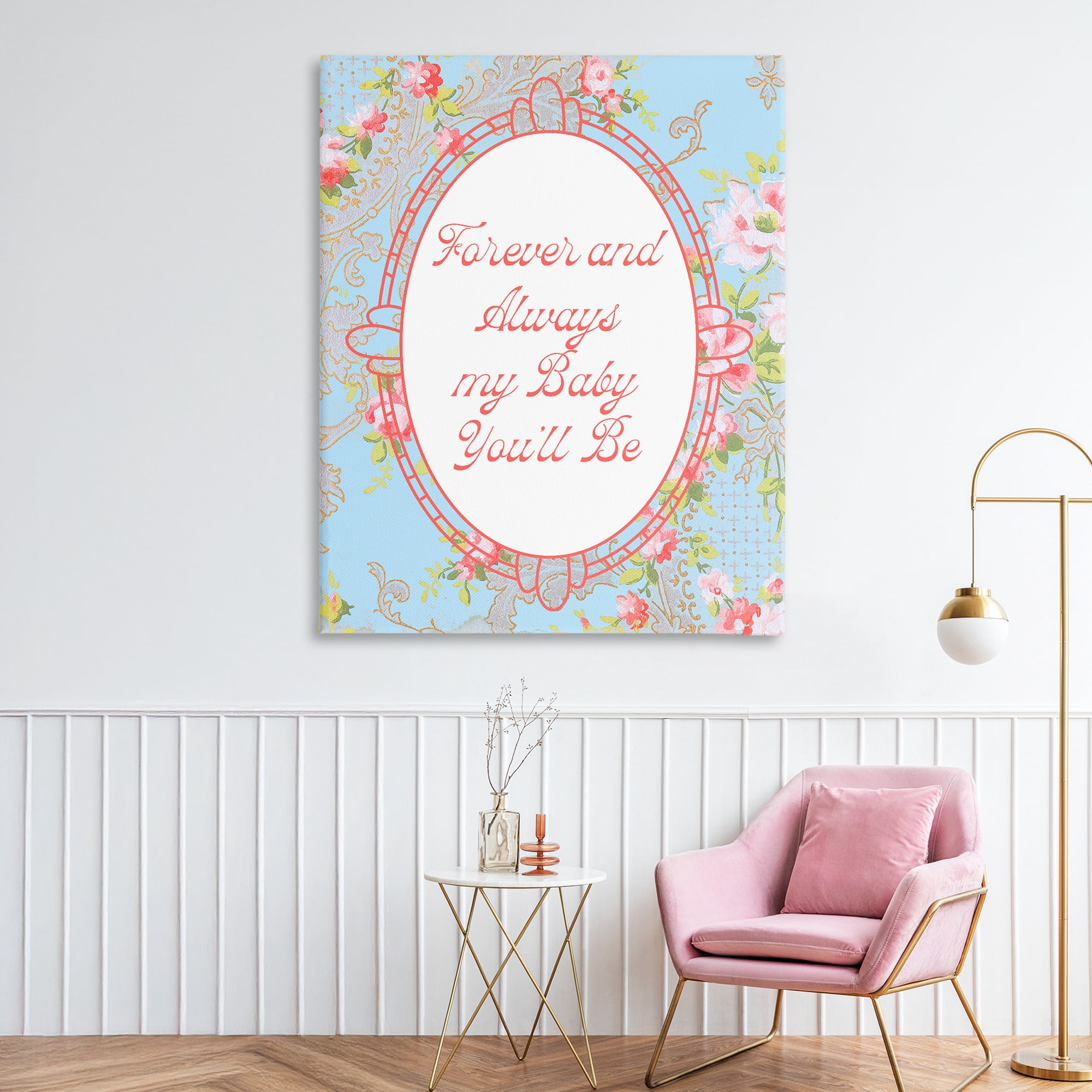 Stupell Industries Forever And Always My Baby Canvas Wall Art, design by Lil' Rue