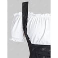 thumbnail image 3 of Vestido Punk de Pañuelo de Tamaño Grande con Cadenas Rosegal  Vestidos casuales de talla grande, 3 of 5