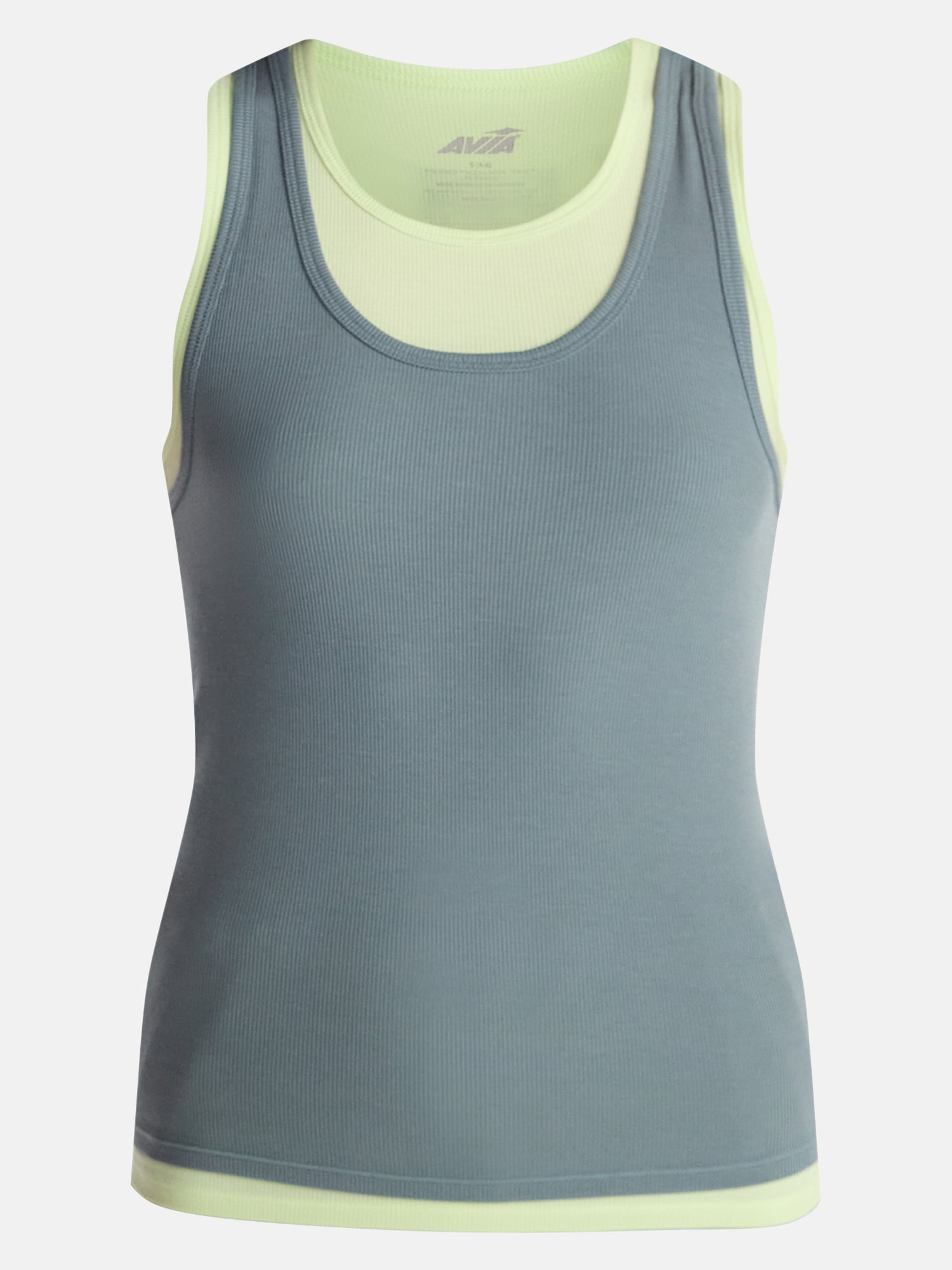 Avia Women's Double Layer Tank Top, Sizes XS-XXXL