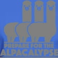 thumbnail image 3 of CafePress - Prepare For The Alpacalypse Dark T Shirt - Men's Classic Graphic Cotton T-Shirt, 3 of 4