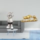 thumbnail image 2 of Estatua De Toro Astronauta Moderna, Adorno Creativo De Mesa, Figura De Vaca Feng Shui, Escultura Decorativa Para Escritorio, Chimenea, Estante, Regalo De Inauguración De La Casa, 2 of 8