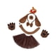 thumbnail image 3 of Conjunto de disfraz de perro para festival, regalos unisex, decoración de fiesta, conjunto de sombreros para perro para niños Hueso marrón, 3 of 9