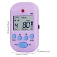 thumbnail image 5 of Compacts Music Metronome Multifunction Accurate LCD Guitar Fashion Metronome for Guitar Accessories and Music Training, 5 of 8