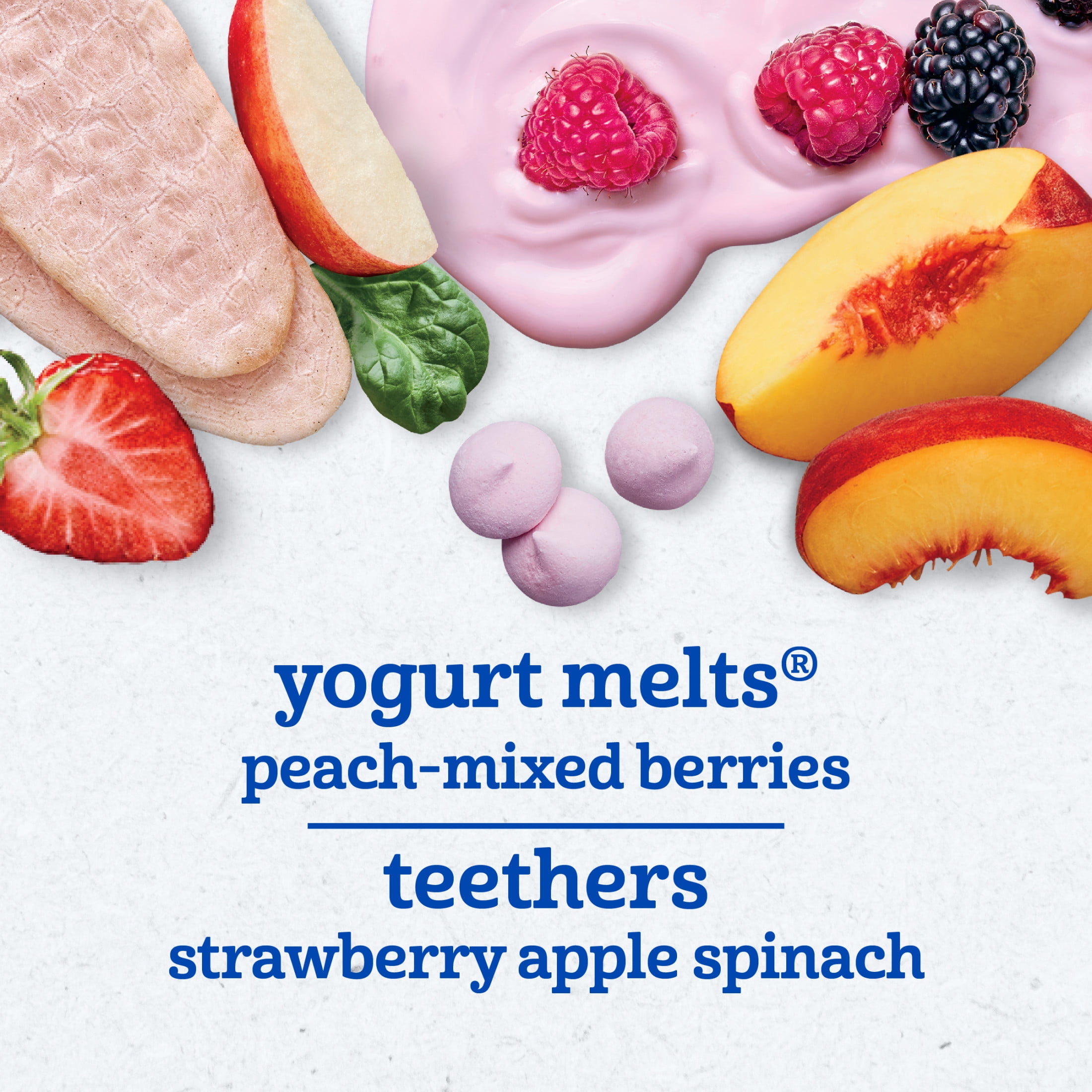 Gerber Stage 3 Baby Snacks Discovery Pack, Yogurt Melts, Teething Wafers, 6PK 7.4 oz