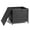 Black, variant on Buytoshop Outdoor PE Wicker Side Table with Storage, Patio Rattan End Table Square Container for Toys and Gardening Tools,Black