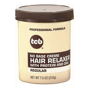 Tcb Hair Relaxer No Base Creme 7.5 Oz Regular Jar (221ml) (3 Pack)