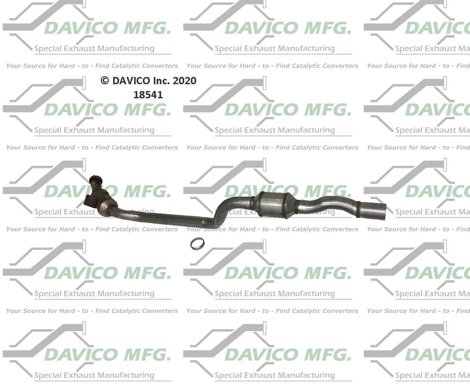 Davico Mfg 18541 Direct-Fit Catalytic Converter