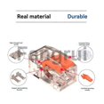 thumbnail image 3 of For Electrical Lever Wire Connectors Mini Quick Wire Terminal Connector, 3 of 5