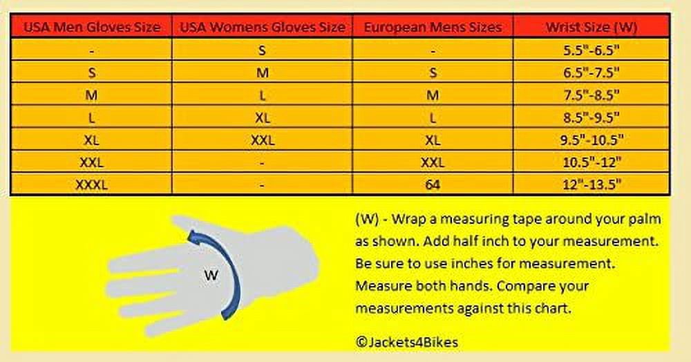 Men's Motorcycle Premium Leather Gel Padded Palm Street Cruiser Protected Biker Gloves Reflective Black M