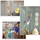 thumbnail image 4 of Juego de juguetes para pájaros de 8 piezas, juguetes para masticar para loros, campanas colgantes, columpio para jaula de pájaros para pinzones, periquitos pequeños y más, 4 of 5