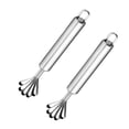 thumbnail image 1 of MasteelfCA 2 Pcs Coconut Shaver Stainless Steel Fish Scale Scraper Fish Skin Brush Peeler Fish Cleaning Tool Kitchen Gadget, 1 of 8