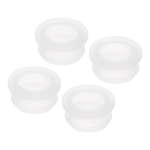 Uxcell 4Pcs Tapas de Grommet de Caucho de 24mm ID 19mm H 14mm Sello Antirayaduras para Caja Eléctrica