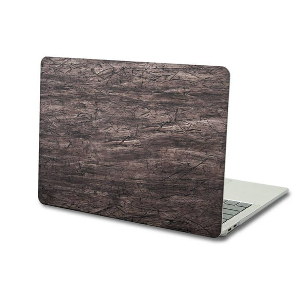 KSK KAISHEK Hard Case Cover Compatible 2017 - 2014 2013 2012 2011 2010 Release Old MacBook Air 13 inchs with No Touch No USB-C Model: A1369/A1466 Wood grain 3_1