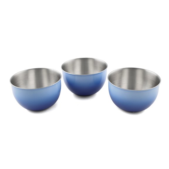 Thirstystone Indigo Collection Ombre Prep Bowls, Blue, Set of 3