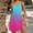 Blue, variant on Women's Sleeveless Midi Dresses Comfortable Solid Color Slim Front Split Party