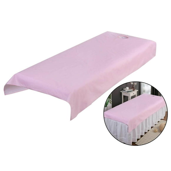 Professional Waterproof Massage Bed Table Cover Anti-oil Washable massage sheets face Spa Sheets Pink