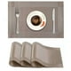thumbnail image 1 of Juego de 6 Manteles Individuales Lavables de Vinilo para Interior/Exterior, Ideales para Mesa de Comedor. Manteles Individuales de Pvc Tejido., 1 of 7