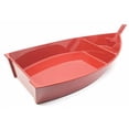 thumbnail image 2 of Japanese Traditional Red Plastic Lacquer Sushi Fishing Boat Serving Plate For Sushi Sashimi Kitchen Home Dining Decorative Dinnerware Party Hosting Display Boat, 2 of 4