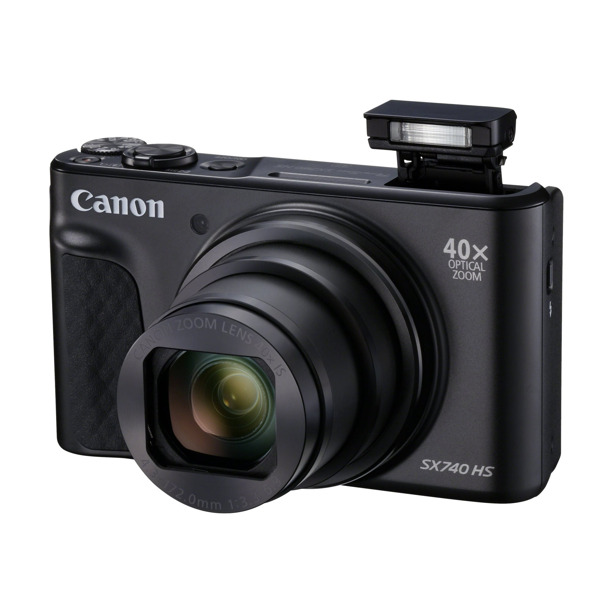 Canon SX740BK PowerShot SX740 HS Digital Camera - Black