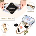 thumbnail image 2 of FORMRS Womens Shoulder Bag with Chain Strap Clutch Purse Cute Tote Handbag, Pastel Flower Pattern, 2 of 7
