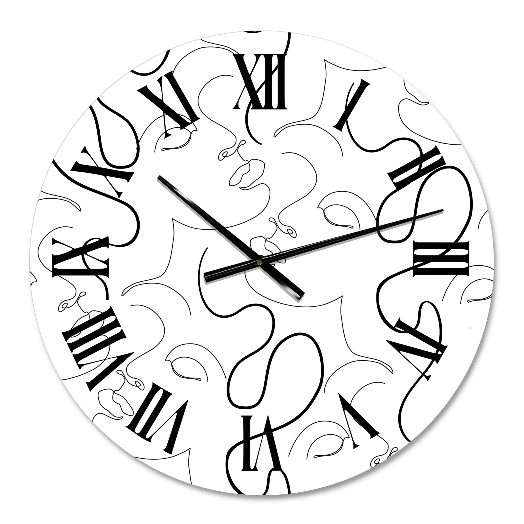 Designart 1 in Modern,Contemporary Wall Clock
