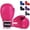 Pink, variant on Kruzak Plain Boxing Gloves for Sparring, Kickboxing, Muay Thai, Martial Arts & MMA Fighting - Men & Women Punch Bag Mitts Training and Focus Pads Punching (Black, 14 oz)