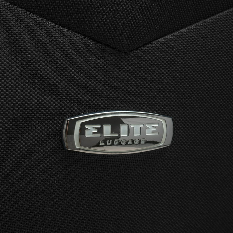 ELITE LUGGAGE Cedar 4-Piece Black Softside Lightweight Rolling Luggage Set  EL08134K - The Home Depot