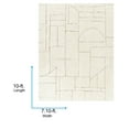 thumbnail image 2 of Livabliss Area Rugs for Living Room, 8x10 Freud Modern Ivory Rug, Bedroom Dining Room Home Decor Stain Resistant Carpet (7'10" x 10'), 2 of 5