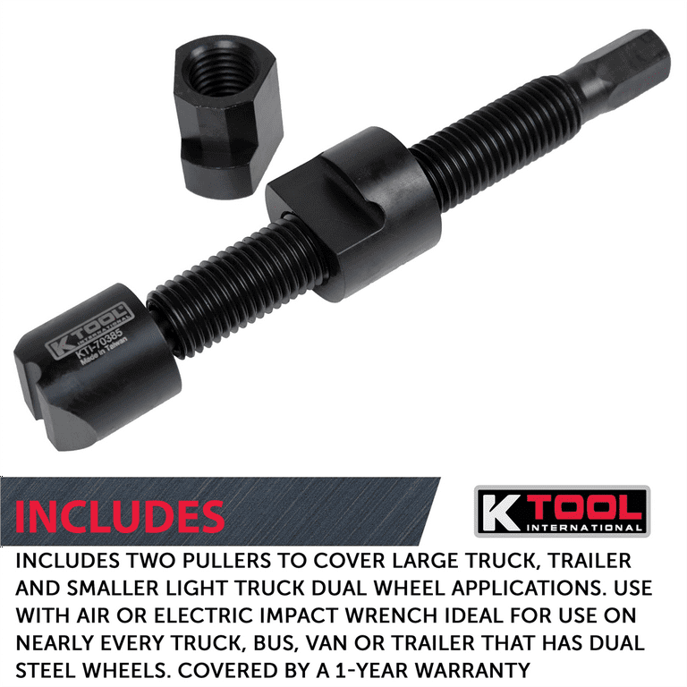 K Tool 70385 Dual Wheel Hub Separator Set, Durable, Versatile