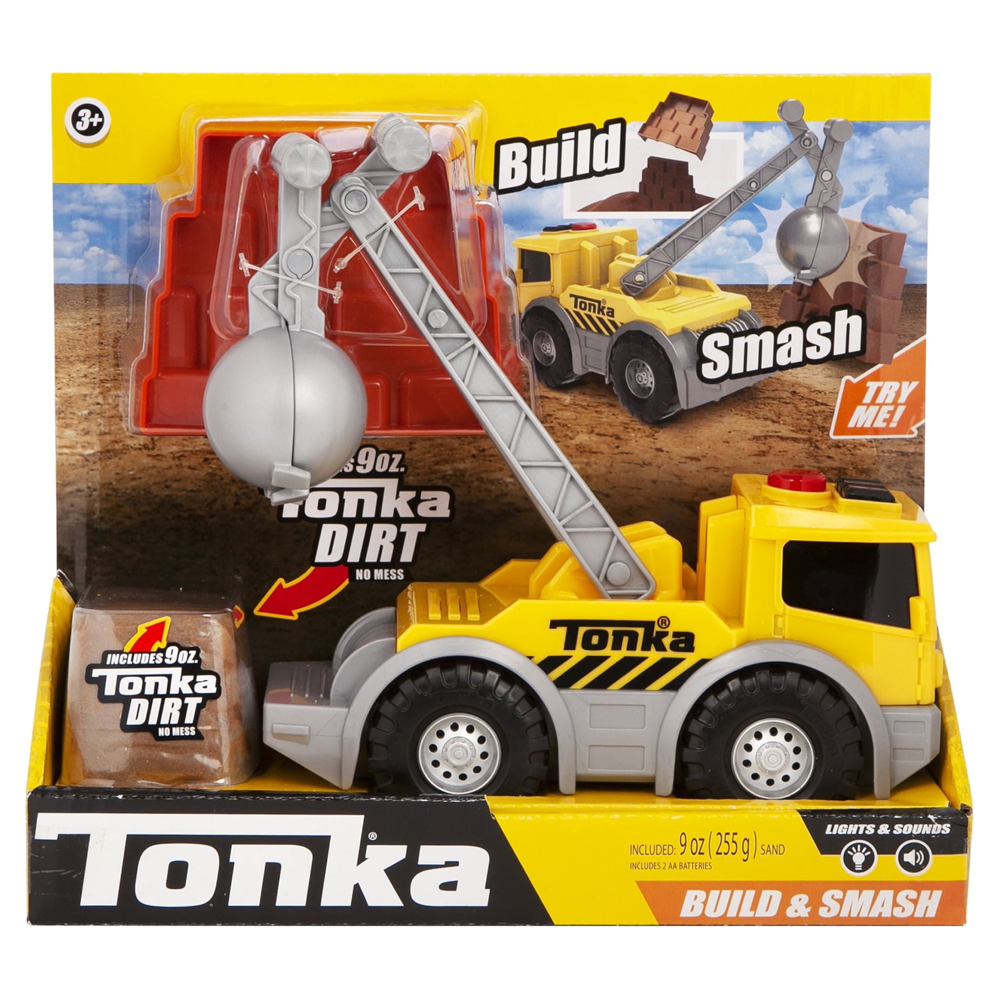 Tonka - Build and Smash - Demolition Truck with Tonka Tough Dirt