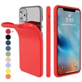 thumbnail image 1 of TORUBIA For iPhone 11 Pro Max 6.5 Inch Back Case Slim Fit Soft TPU Phone Case Built-in Velvet Material Anti-Scratch Protective Cover,Full Body Protection Liquid Silicone Red, 1 of 8