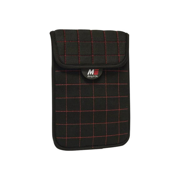 Mobile Edge NeoGrid iPad Mini or any 7" Tablet Sleeve - Protective sleeve for tablet - neoprene - black with red stitching - 7"