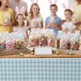 thumbnail image 4 of 50 Pcs Easter Treat Bags - Happy Easter Gift Bag, Easters Eggs Plastic Cellophane Bag, Clear Colorful Easters Bunny Goodie Candy Favor Bags with Gold Twist Ties for Easte Party Favors Supplies,D, 4 of 4