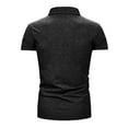 thumbnail image 6 of KyCheLot Mens Short Sleeve Golf Shirt Wicking Lapel Button Collar Summer Fashion Casual Tops, 6 of 7