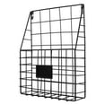 thumbnail image 4 of MOVTOTOP Wall Mounted Storage Baskets Metal Wire Organizer for Files Magazines Decorative 1 Set, 4 of 8