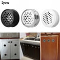 thumbnail image 4 of 2x Grille d'Aération Ronde en Acier Inoxydable pour Armoire, Bouchons de Ventilation en Métal, 4 of 5