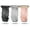 Black/Grey/Pink Sand, variant on 3 Packs Compatible with Sense/Sense 2 Band/Versa 3/Versa 4 Bands Women Soft Silicone Lace Strap Flower Cut-Outs Breathable Waterproof Sport Wristband