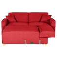 thumbnail image 4 of Sala Modular Reversible Makora Bennet con Memory Foam Rojo Lino y Respaldo Ajustable, 4 of 8