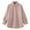 Light Pink*, variant on Women's Minimalist Shirts Soft Long Sleeve Solid Color with Large Pockets Outerwear Casual Daily Wear Coat Stylish Versatile Tops