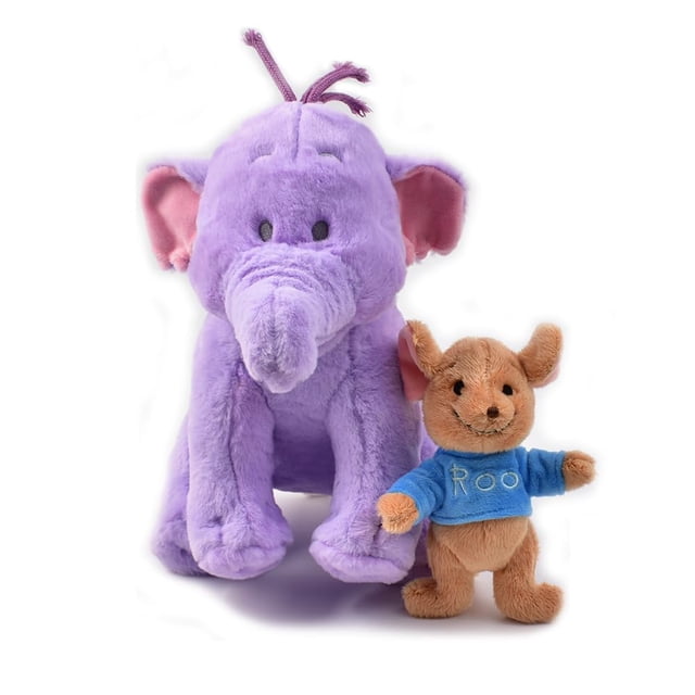 Peluche rey de peluche Heffalump Lumpy 25 cm y Roo 14 cm