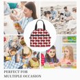 thumbnail image 7 of Honeii Cute Red Crab Print Lunch Box,Insulated Lunch Bag,Lunch Tote Bags,Leakproof Cooler Lunch Case for Travel Work Picnic, 7 of 7
