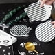thumbnail image 5 of Juego de 6 posavasos, protectores de escritorio, para colocar tazas y tazas, con portavasos, posavasos redondos de piedra cerámica, con base de corcho., 5 of 5