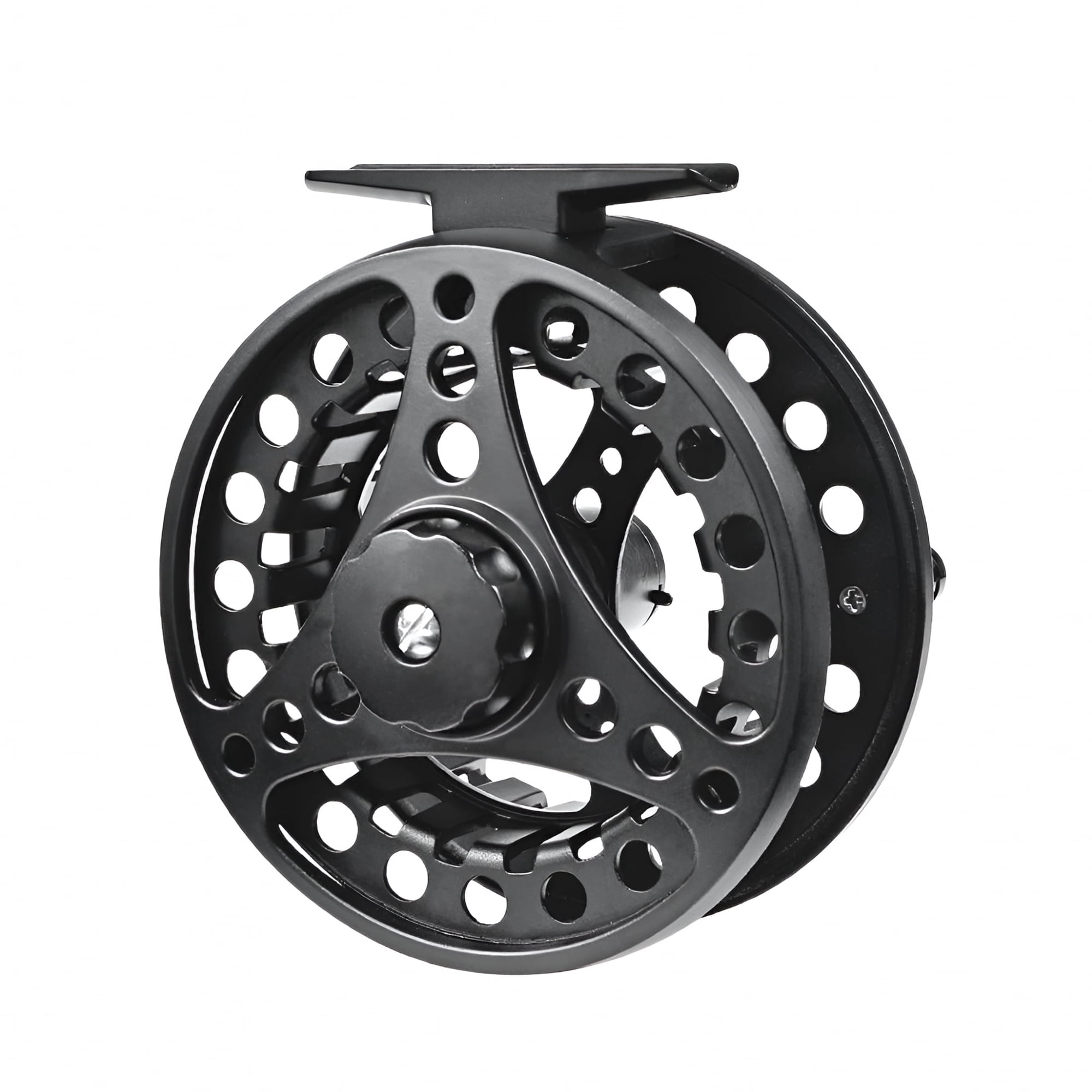 BESTSKY 2026 New Fly Fishing Reel 2+1 Beas 5/6 7/8 9/10 Weights Aluminum Alloy Body Spool 95Mm Black