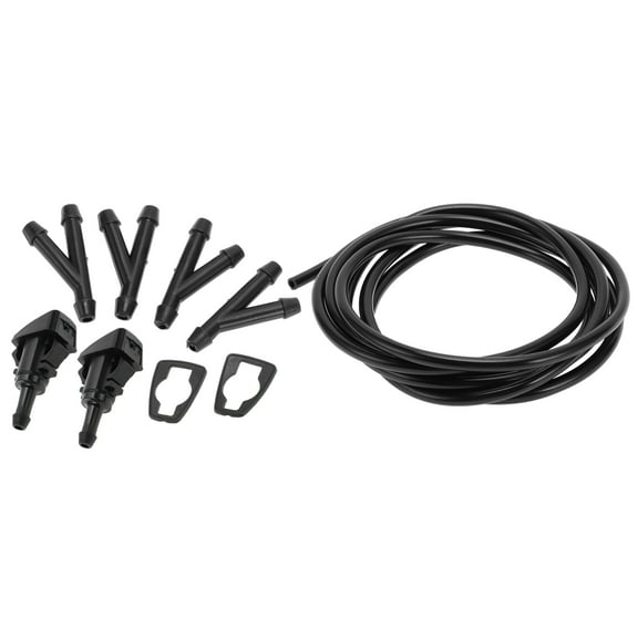 Unique Bargains Windshield Washer Nozzle for Chrysler Aspen 2007-2009 Durable No.5116079AA Black Plastic 1 Set