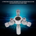 thumbnail image 1 of Fish  CO2 Splitter Regulator Aluminum Alloy CO2 Splitter Regulator Aquarium Precise Needle Valve CO2 Splitter Solenoid Regulator With Multiple Way Outlets, 1 of 8