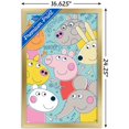 thumbnail image 3 of Peppa Pig - Grid Wall Poster, 14.725" x 22.375" Framed, 3 of 5